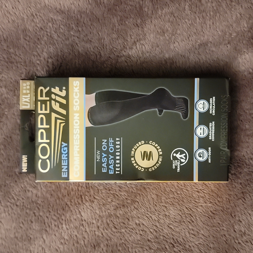 Copper fit compression socks
